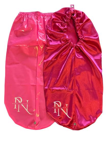 Extra Long Satin Bonnet + Extra Long Shower Bonnet